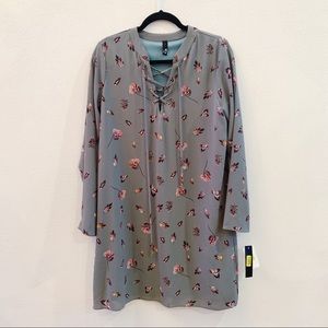 ing Collection Crisscross Tie Shift Dress